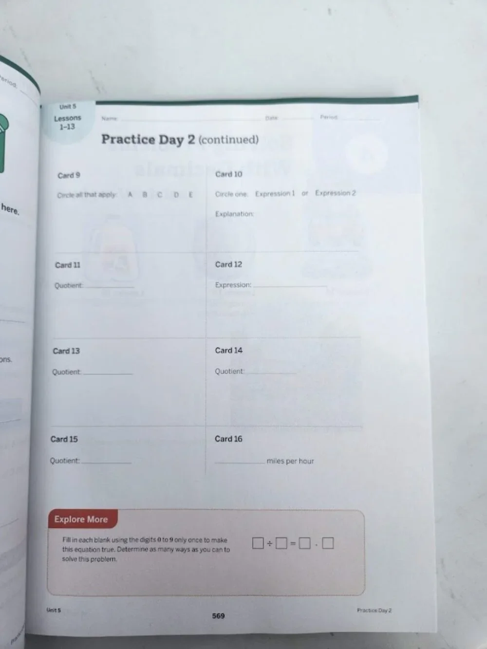 Amplify Desmos Math Grade 6 Volume 2 California Student Edition Book Workbook Ma